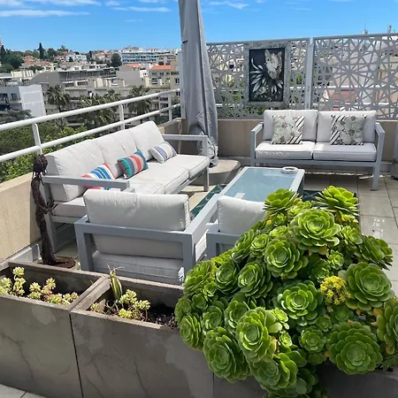 Square Pauline T3 Terrasse Vue Apartment Antibes